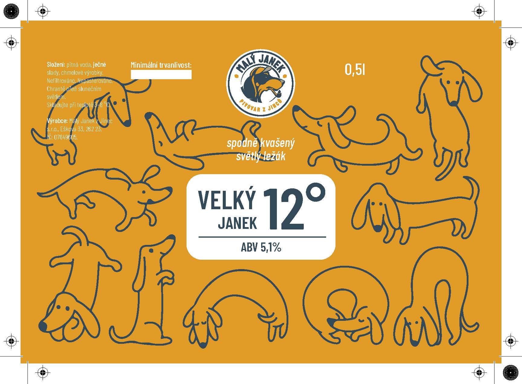 Etiketa Velký Janek 12°