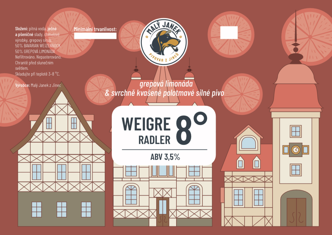 Etiketa WEIGRE radler