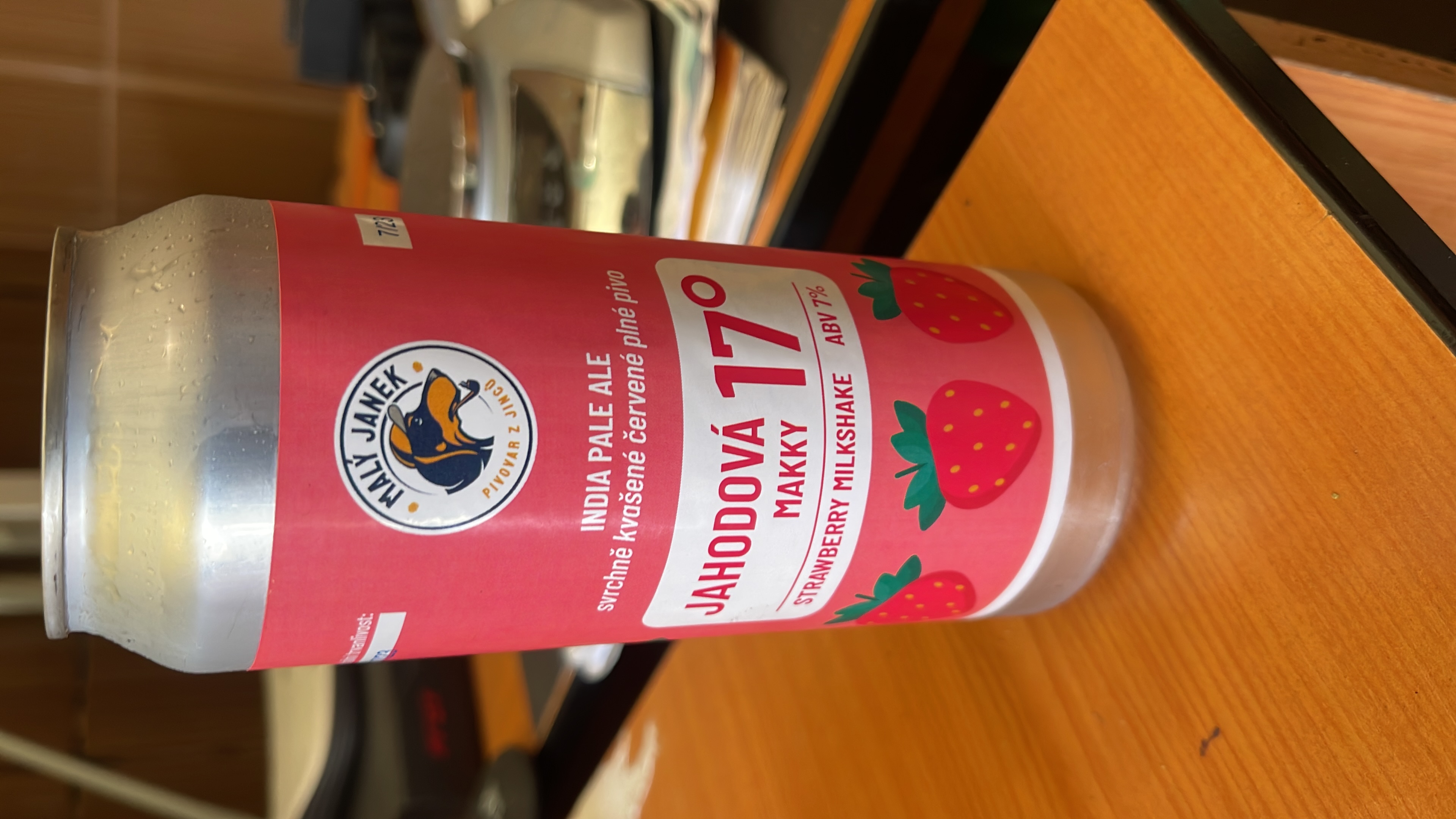 Jahodova Makky 17° IPA plech 0,5l