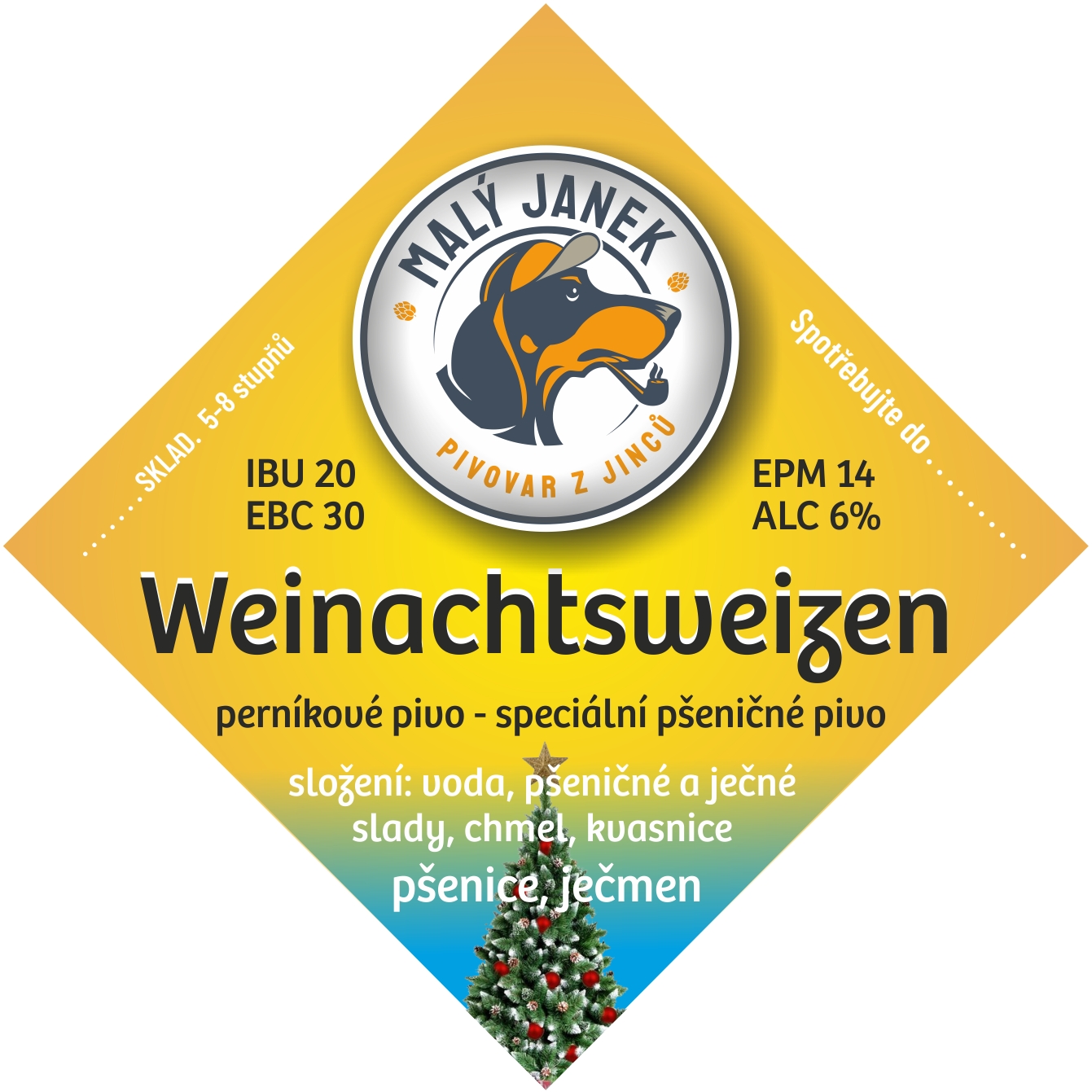 Etiketa Weinachtsweizen