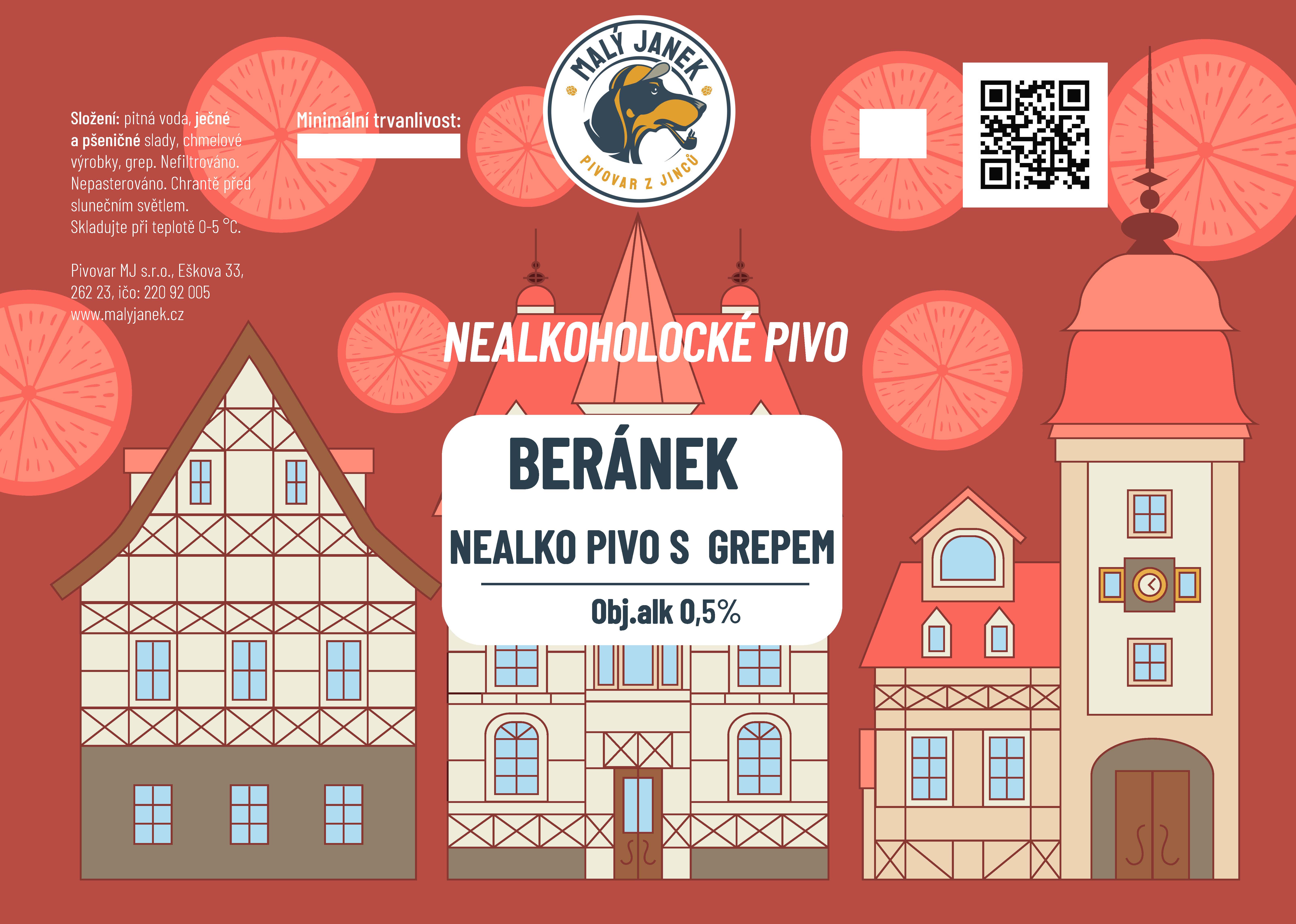 NEALKO  BERÁNEK GREP APA sklo 0,75l