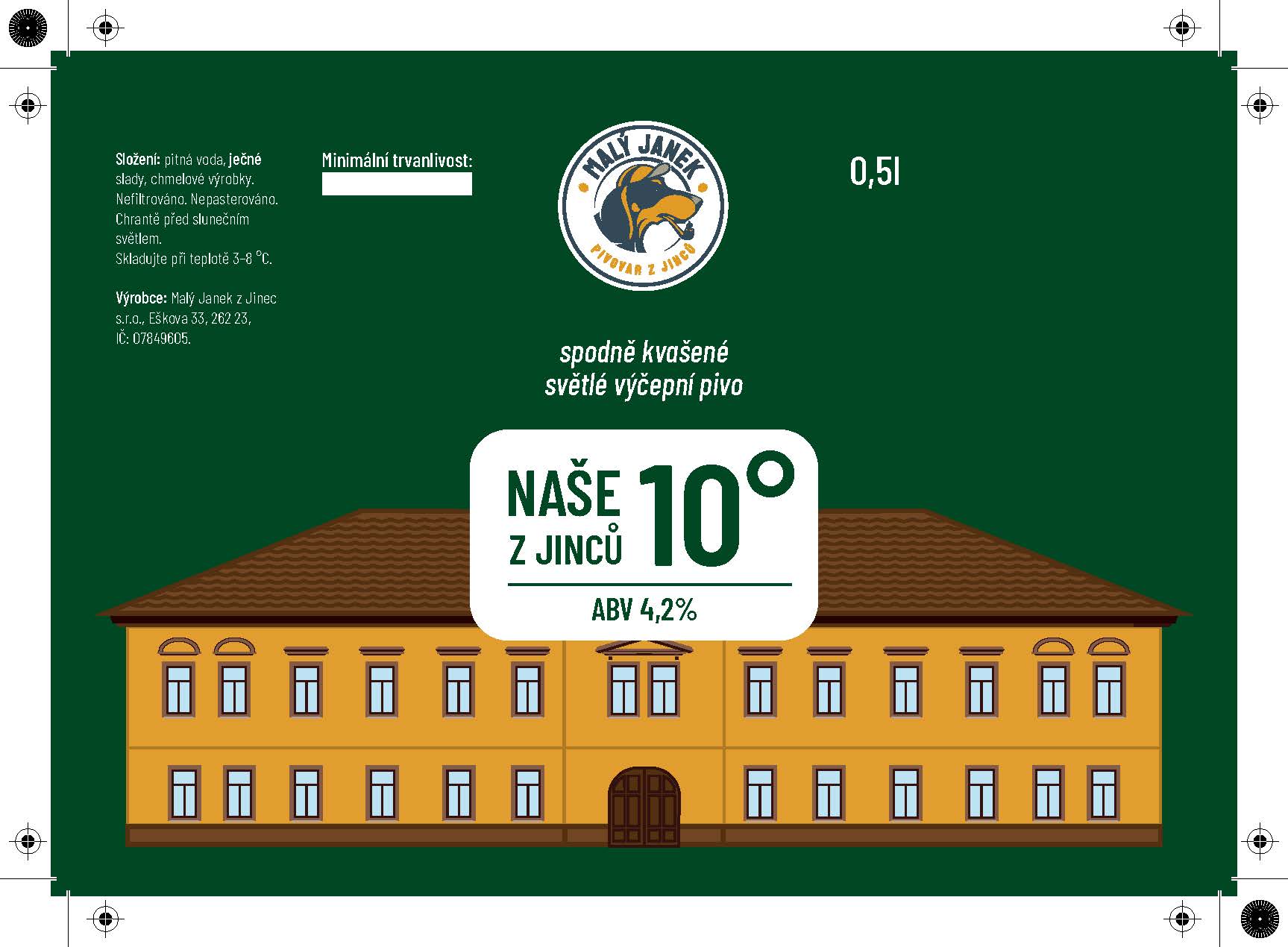 Etiketa Naše 10°